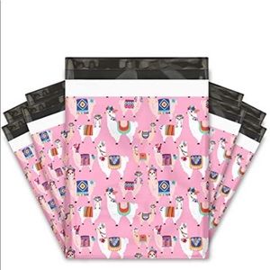 20 Pink LLAMAS Poly Mailers - 10 x 13 inch